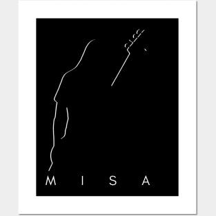 Misa Silhouette Posters and Art